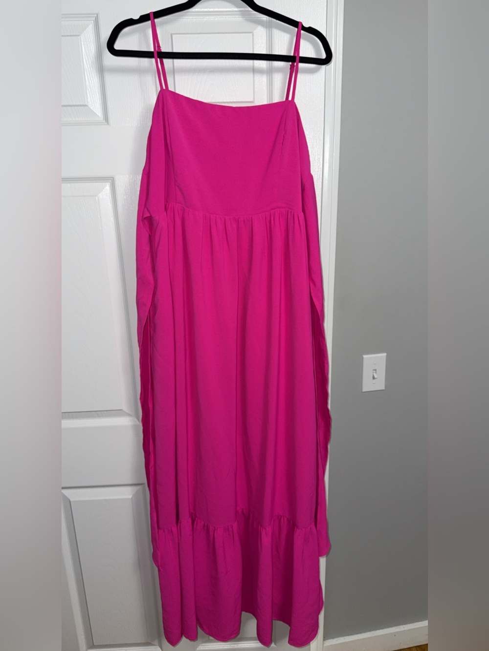 Baltic Born Pink Spaghetti Strap Maxi Dress